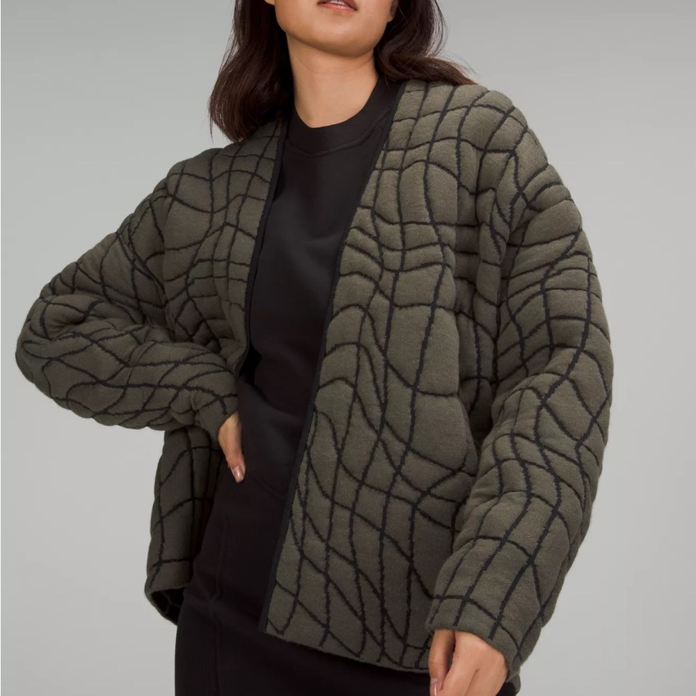 Lululemon Athletica Insulated Jacquard Cardigan